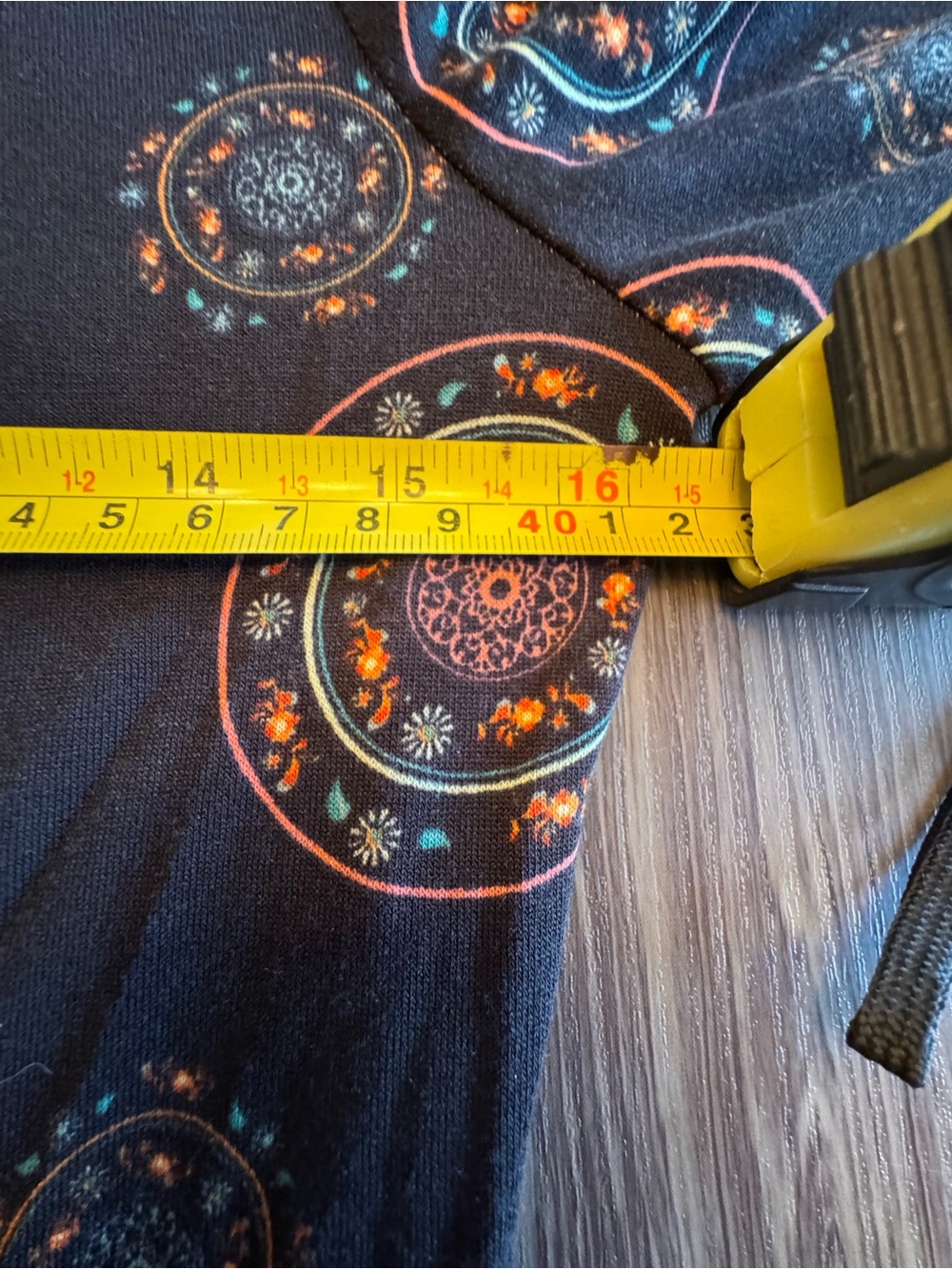 NWT LuLaRoe Black Maxi Dress with Multicolor Medallion Print - Picture 6 of 6